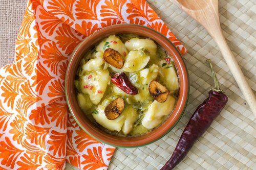 Bacalao al pil pil con pisto